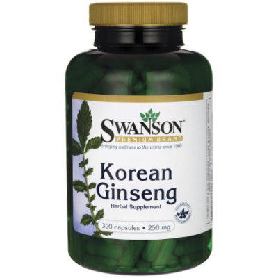 Swanson Korean Ginseng 250 mg 300 Caps