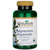 Swanson Magnesium Aspartate 685 mg (133 mg elemental) 90 Caps
