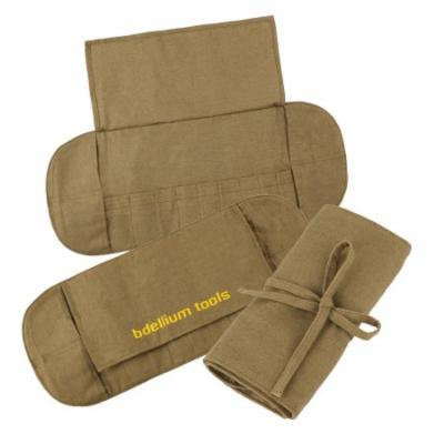 Bdellium Tools Professional Makeup Eco-friendly Linen Bambu Roll-up Pouch (20 pockets) (Bushes Not Included)