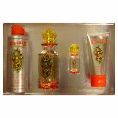 ED HARDY VILLAIN WOMEN 4 PIECE GIFT SET - 4.2 OZ EAU DE PARFUM SPRAY by ED HARDY