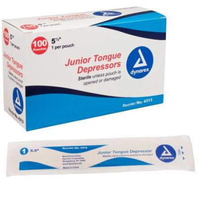 Dynarex Tongue Depressors Sterile Senior 6