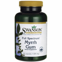 Swanson Full-Spectrum Myrrh Gum 600 mg 120 Caps