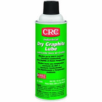 CRC Dry Graphite Lube, 10 oz Aerosol Can, Black