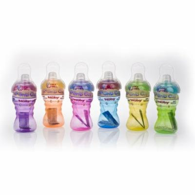 Nuby 10 Oz. No-Spill Gripper Cup With Soft Spout (pack Of 72)