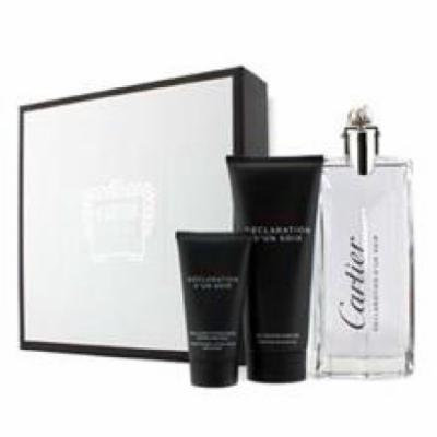 CARTIER Declaration D'un Soir Coffret: Eau De Toilette Spray 100ml/3.3oz + Shower Gel 100ml/3.3oz + After Shave Emulsion