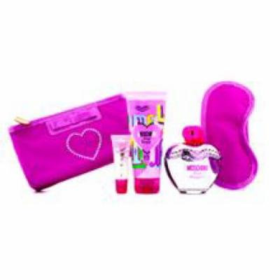 MOSCHINO Pink Bouquet Coffret: Eau De Toilette Spray 100ml/3.4oz + Body Lotion 100ml/3.4oz + Lipgloss 10ml/0.3oz + Sleep