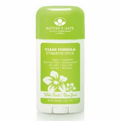 Natures gate Stick Deodorant White Florals, 2.5 oz