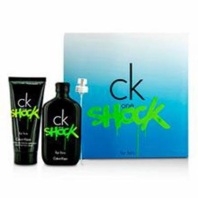 Calvin Klein Ck One Shock For Him Coffret: Eau De Toilette Spray 100ml/3.4oz + After Shave Balm 100ml/3.4oz For Men
