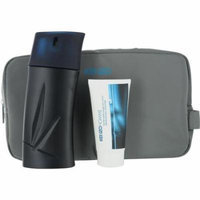 Kenzo Set-Edt Spray 3.4 Oz & Aftershave Balm Alcohol Free 1.7 Oz & Bag
