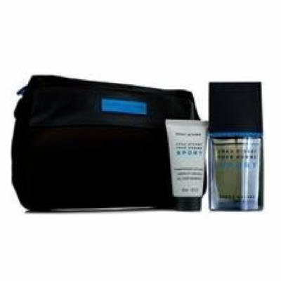 Issey Miyake L'eau D'issey Pour Homme Sport Coffret: Edt Spray 50ml/1.6oz + All Over Shampoo 50ml/1.6oz + Bag For Men