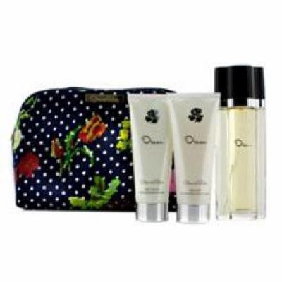 OSCAR DE LA RENTA Oscar Coffret: Eau De Toilette Spray 100ml/3.4oz + Body Lotion 100ml/3.4oz + Body Gel 100ml/3.4oz + Co
