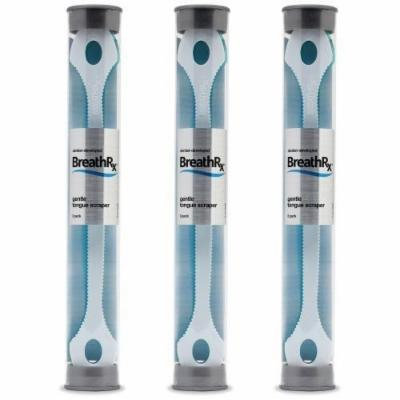 BreathRX Tongue Scraper / Cleaner - Pack of 3 (from bulk pack) Breath Rx