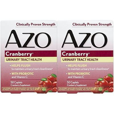 I-Health 50 Piece Azo Urinary Tract Health Cranberry Tablets, 2 Count