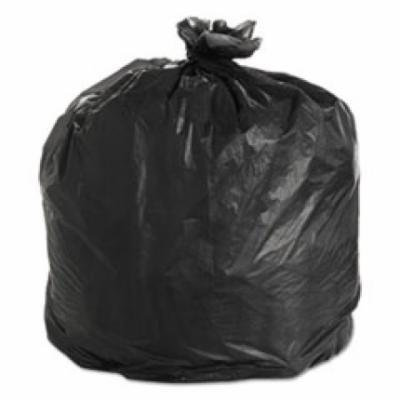 Linear Low-Density Can Liner, 38 x 58, 60-Gallon, 2.0 Mil, Black,