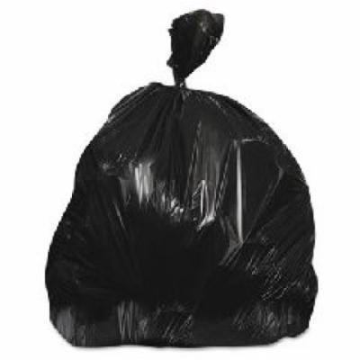 Commercial Can Liner, 40 x 48, 45-Gallon, 17 Micron, Black, 25/Roll