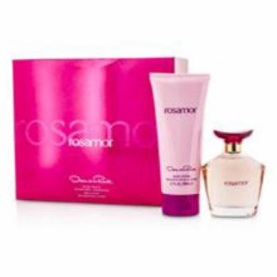 OSCAR DE LA RENTA Rosamor Coffert: Eau De Toilette 100ml/3.4oz + Body Lotion 200ml/6.7oz For Women