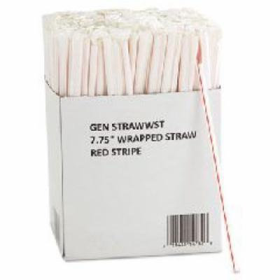 Strw 7.75In Ppr Wrpd Whi W/Rs 24/450