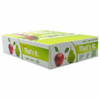 That's It Apple + Pear Fruit Bars, 12 count