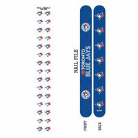 Bundle 2 Items: Toronto Blue Jays Nail File and Nail Sticker Decals