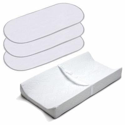 Summer Infant 2 Sided Contoured Changing Pad with Waterproof Changing Pad Liners