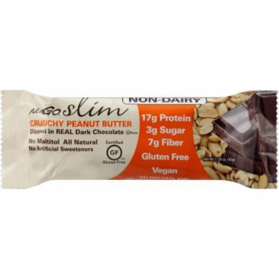 NuGo Slim Crunchy Peanut Butter Bars, 1.59 oz, 12 count