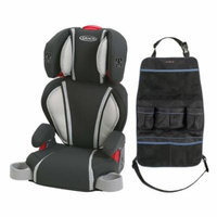 Graco Highback TurboBooster Car Seat with Backseat Organizer, Glacier