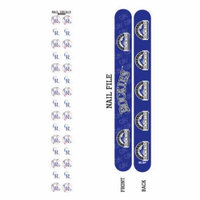 Bundle 2 Items: Colorado Rockies Nail File and Nail Sticker Decals