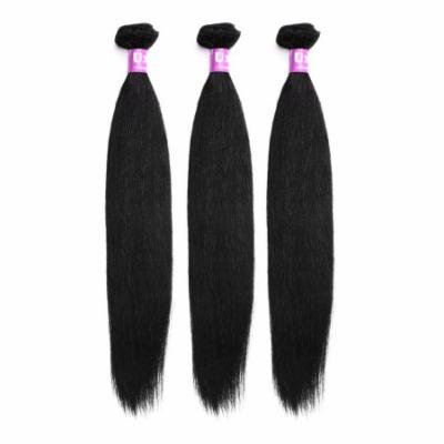 Brazilian Peruvian Unprocessed Virgin Remy Silky Straight Human Hair Weft Extension 7A