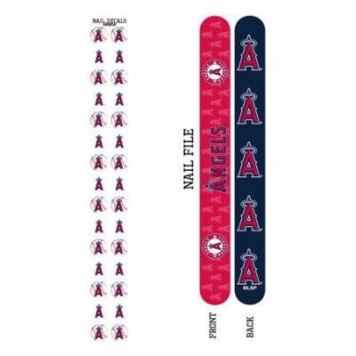 Bundle 2 Items: Los Angeles Angels Nail File and Nail Sticker Decals