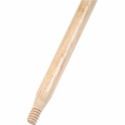 Boardwalk Heavy-Duty Threaded End Lacquered Hardwood Broom Handle