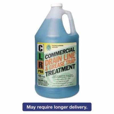 CLR PRO Commercial Drain Line & Grease Trap Treatment, 1 gal Bottle