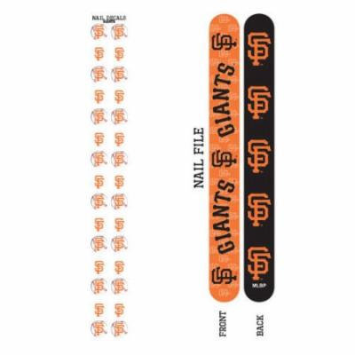 Bundle 2 Items: San Francisco Giants Nail File and Nail Sticker Decals