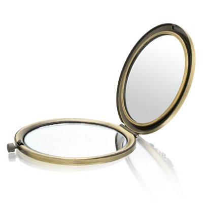 Welforth Flower Brass Mirror Compact Model No. M-108