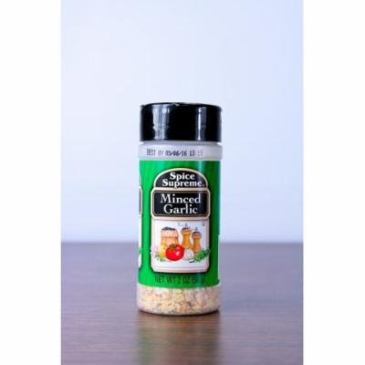 Pack of 12 Spice Supreme Minced Garlic Seasonings 2 oz. #38032