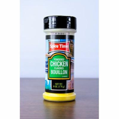 Pack of 12 Spice Time Powdered Chicken Flavored Bouillon Seasonings 6 oz #OO630
