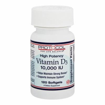 Protocol For Life Balance - Vitamin D3 10000 IU - 120 Softgels
