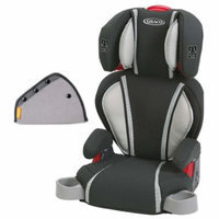 Graco Highback TurboBooster Booster Car Seat with Seat Belt Adjuster, Glacier