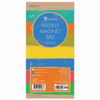 Paint Strokes Magnetic Pad, 4 x 8, Undated