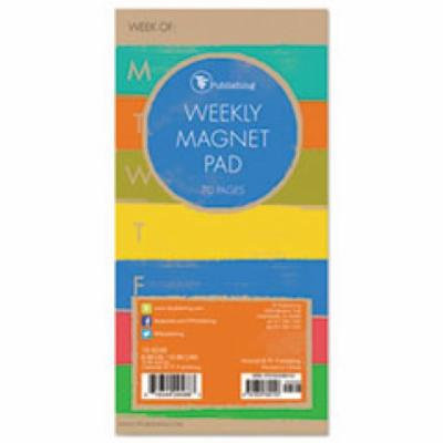 Paint Strokes Magnetic Pad, 4 x 8, Undated