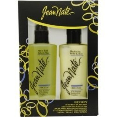 Revlon Jean Nate for Women 2 Piece Gift Set (After Bath Splash Mist, Body Lotion), 8 Ounce