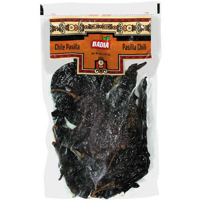 Badia Pasilla Chili Peppers, 6 oz