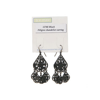 a.v. max Filigree Teardrops Earring
