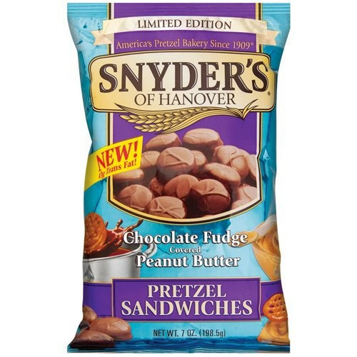 Snyder's Of Hanover Chocolate Fudge Covered Peanut Butter Pretzel