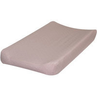 Go Mama Go Designs Stripe Changing Pad Cover, Pink/Cream