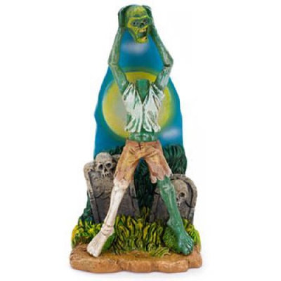 Penn Plax Zombie Removing Head Aquarium Ornament, 2.6