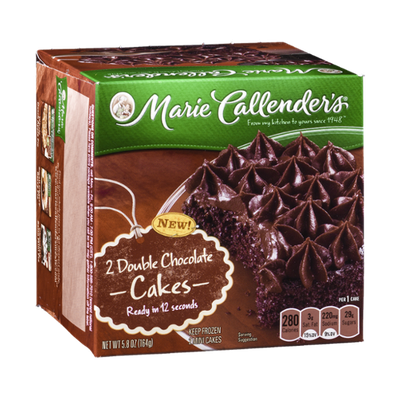 Marie Callender's Double Chocolate Cakes - 2 CT