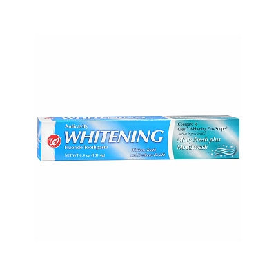 Walgreens Anticavity Whitening Fluoride Toothpaste