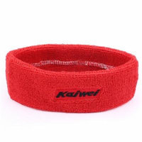 Outdoor Sports Terry Elastic Fabric Tennis Runner Yoga Headband Hair Band Red