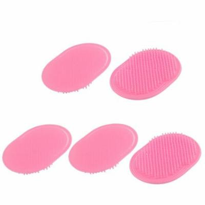 Hair Comb Body Palm Scalp Massage Brush Pink 5Pcs