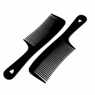 Plastic Wide Wavy Tooth Curly Straight Hair Care Comb Hairbrush 2pcs